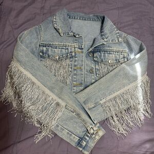 Fringe Jean Jacket
